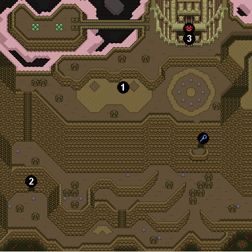Mike's RPG Center Zelda A Link to the Past Maps Dark World